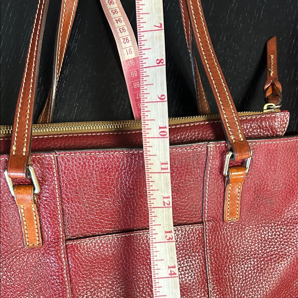 Dooney & Bourke Deep Red Tote - Picture 14 of 14